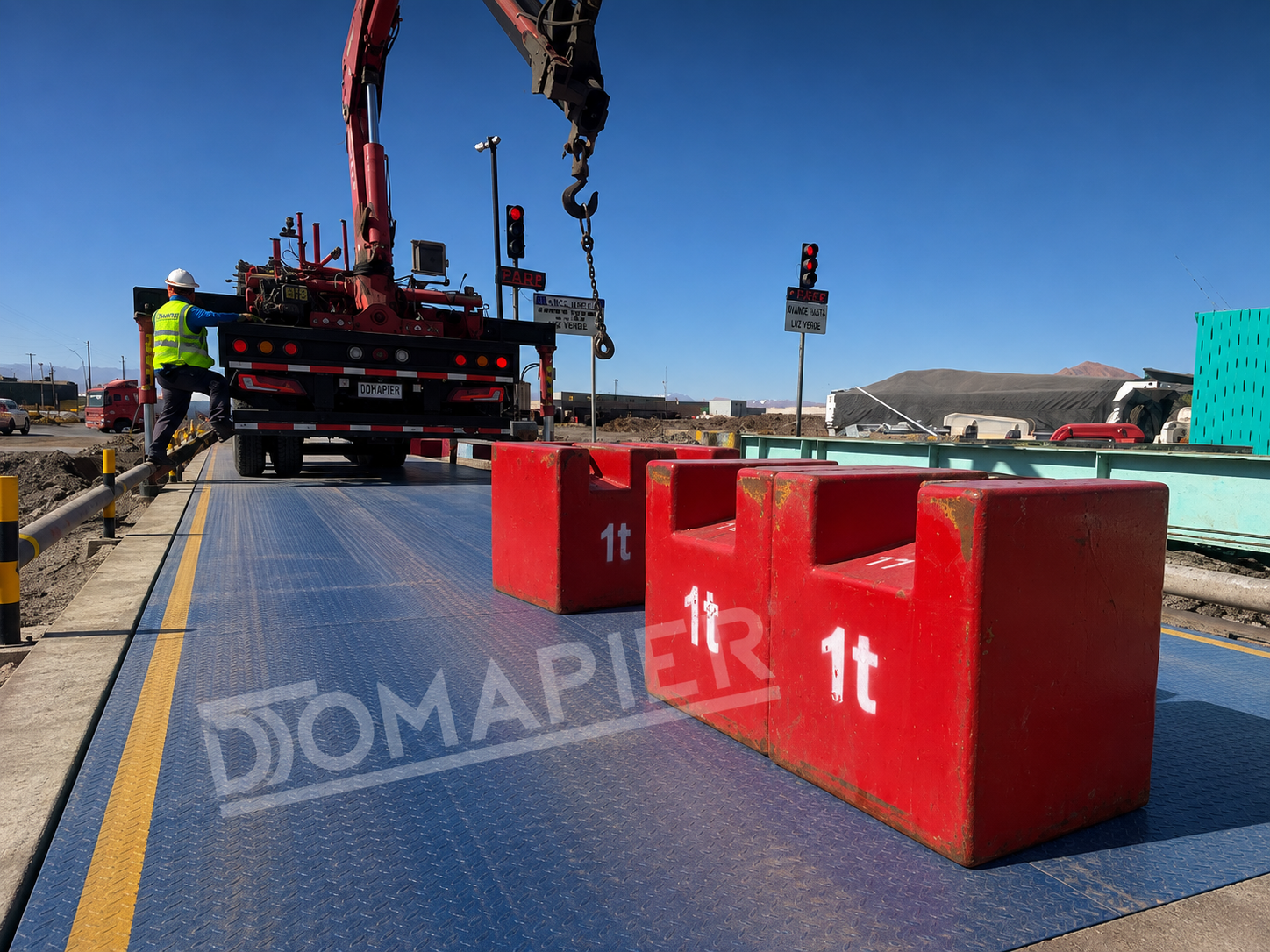 Calibración y verificación de báscula para camiones mediante camión patrón en Chile