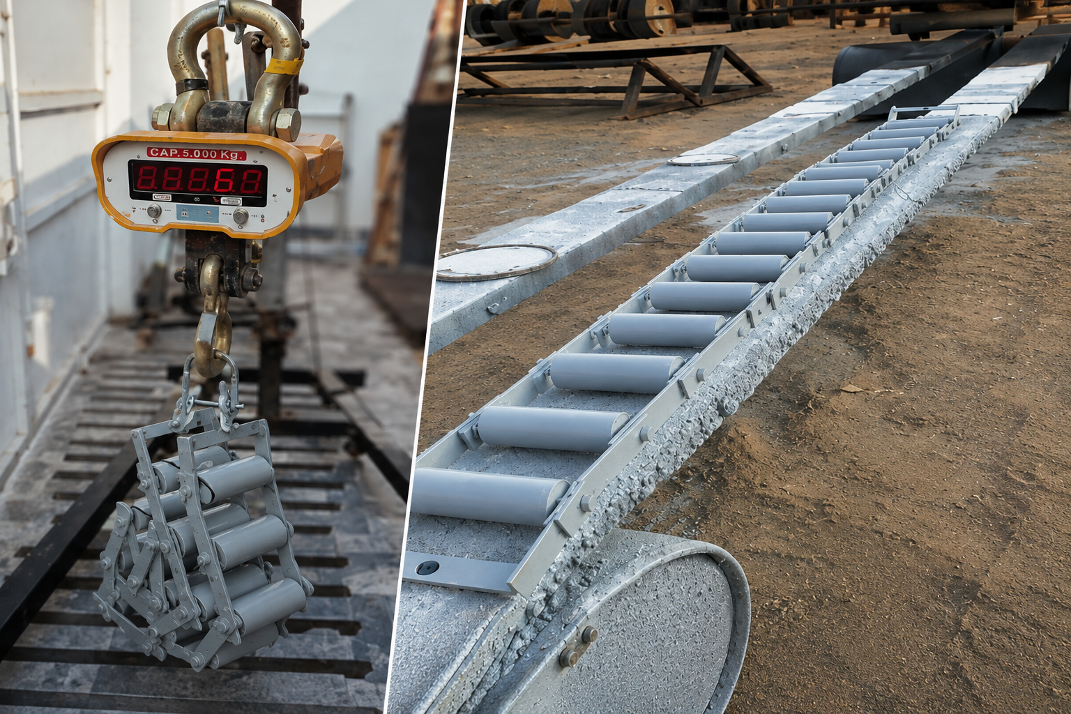 Calibración de cadenas para pesómetros DOMAPIER